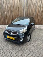 Kia Picanto 1.0 Cvvt 5-DRS 2015 Zwart A/C, Auto's, Voorwielaandrijving, 400 kg, Zwart, Origineel Nederlands