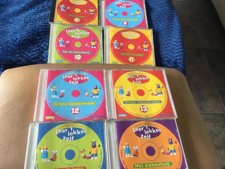 8 cd roms voor PC leer het lekker zelf window 95/98(tot7nov), Spelcomputers en Games, Games | Pc, Puzzel en Educatief, 1 speler