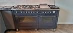 Boretti VFNR150AN gasfornuis – 150 cm breed – antraciet, Witgoed en Apparatuur, Fornuizen, Ophalen, 60 cm of meer, Grill, Zo goed als nieuw