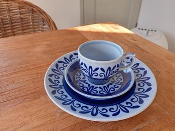 Royal Spfinx servies kop/schotel/bord blauw beschikbaar voor biedingen