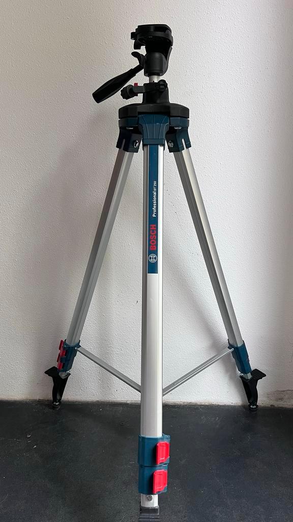 Bosch Professional BT 250 Bouw Statief 2,5M hoog, Audio, Tv en Foto, Fotografie | Statieven en Balhoofden, Gebruikt, Driepoot