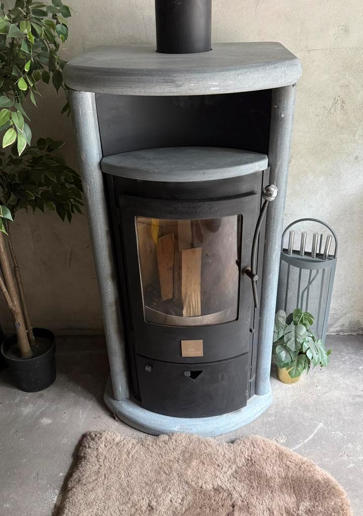 Fantastische🔥Jydepejsen FineLine🔥Speksteen Houtkachel ZGAN, Huis en Inrichting, Kachels, Zo goed als nieuw, Vrijstaand, Houtkachel