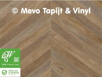 Coupon Vinyl Victory Parket, lengte 8 x 4 mtr, gratis staal beschikbaar voor biedingen