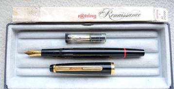 Rotring Renaissance - Gouden Nib EF + Nib M beschikbaar voor biedingen