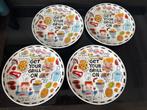 4 blond amsterdam bbq borden, Ophalen, Blond Amsterdam, Zo goed als nieuw, Bord(en)