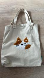 Tas met geborduurde poes, Sieraden, Tassen en Uiterlijk, Tassen | Damestassen, Ophalen of Verzenden, Nieuw