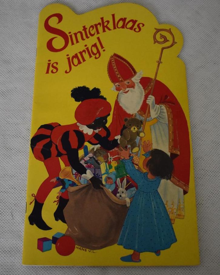 vintage sinterklaasboek met versjes, Diversen, Sinterklaas, Gebruikt, Ophalen of Verzenden
