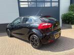 Kia Rio 1.2 CVVT Plus Pack/2e eigenaar/Airco/AUX/LED/Elek-pa, Euro 5, Gebruikt, 4 cilinders, Zwart