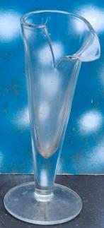 Vaas. Design vaas. Carlo Moretti stijl. Kristal/glas.  30 cm, Ophalen, Overige kleuren, Minder dan 50 cm, Glas