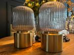 2 stuks Ikea Solklint tafellamp, Ophalen of Verzenden, Zo goed als nieuw, Glas