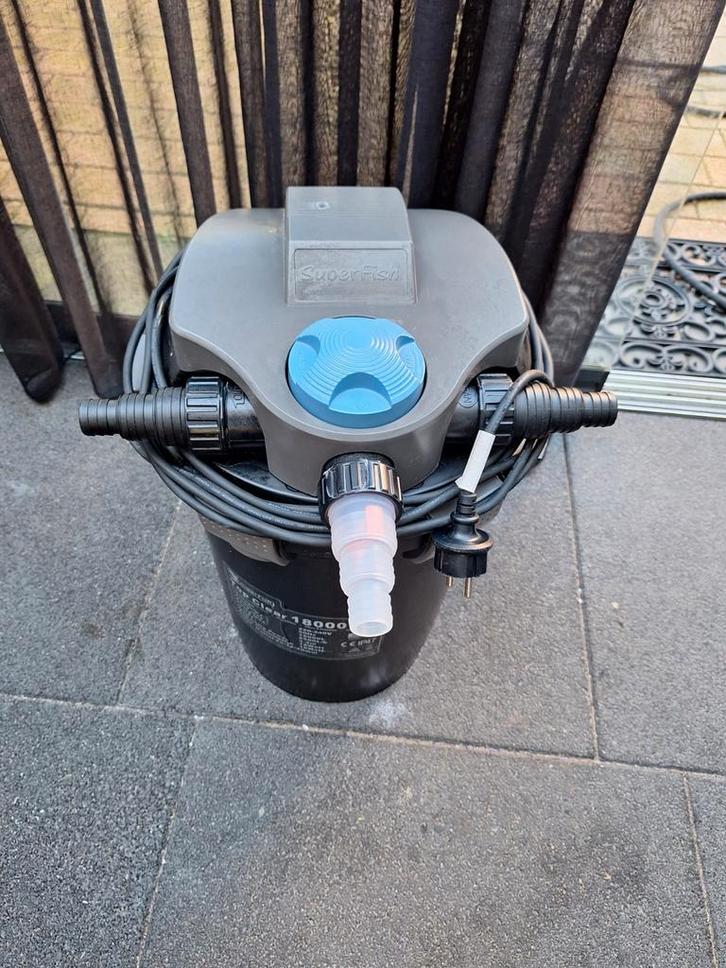 Superfish topclear 18000 drukfilter zonder pomp!, Tuin en Terras, Vijver-toebehoren, Vijverfilter, Ophalen