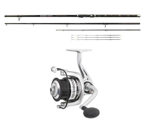 NIEUW Set Feederhengel Intruder 3,30 M 30-80 Gr + Molen 6000, Watersport en Boten, Hengelsport | Witvissen, Nieuw, Ophalen