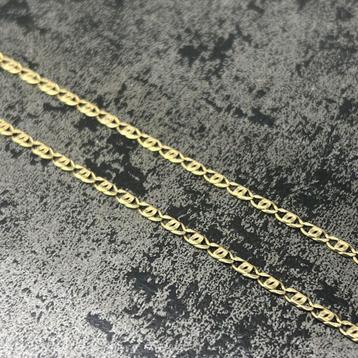 14k gouden ketting massief schakel beschikbaar voor biedingen