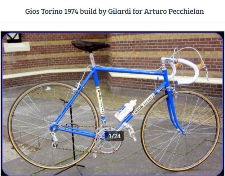 GIOS/CINELLI/SIMONCINI/COLNAGO/COPPI FIORELLI 1959, Fietsen en Brommers, Fietsen | Racefietsen, Gebruikt, Heren, Overige merken