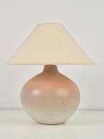 Vintage scandinavische stoneware tafellamp bol keramiek ‘60, Overige materialen, N, Vintage, Ophalen of Verzenden