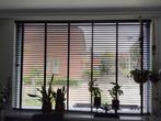 zwarte houten jaloezieën, Huis en Inrichting, Stoffering | Gordijnen en Lamellen, Ophalen, Gebruikt