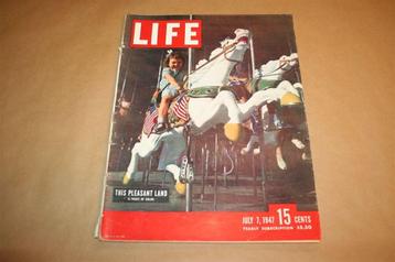 Vintage magazine - Life - July 7, 1947 !! beschikbaar voor biedingen
