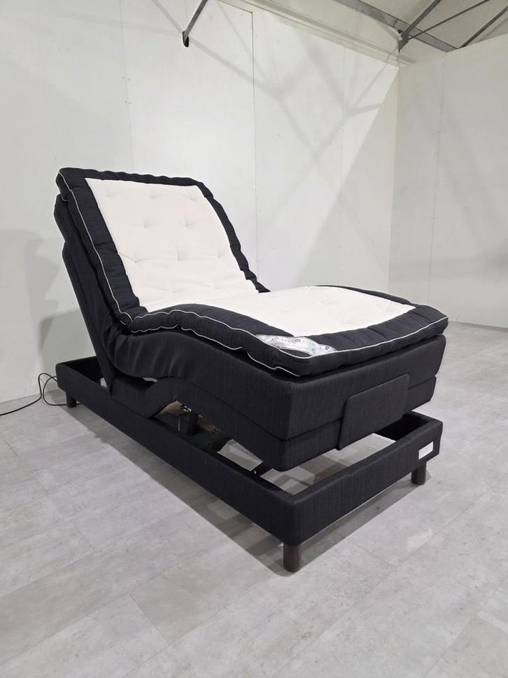 Carpe Diem Elektrisch Boxspring 90x210, Huis en Inrichting, Slaapkamer | Bedden, Zo goed als nieuw, Eenpersoons, 90 cm, 210 cm