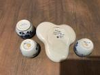 Delfts Blauw Zout & Peper Stel, Overige materialen, Wit, Ophalen of Verzenden, Zo goed als nieuw