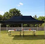 Easy-Up Marktkraam Verkoopstand Partytent Vouwtent Zwart 3x6, Ophalen of Verzenden, Nieuw, Partytent, Opvouwbaar