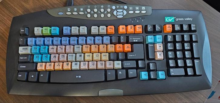 Grass Valley EDIUS Videobewerking Toetsenbord, Computers en Software, Toetsenborden, Gebruikt, Qwerty, Bedraad, Multimediatoetsen