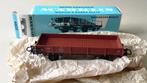 MäRKLIN H0 # 4503 PLATTE BAKWAGEN BRUIN BINNEN 1969 N in OVP, Hobby en Vrije tijd, Modeltreinen | H0, Wisselstroom, Ophalen of Verzenden