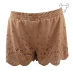 Partijverkoop, suede look korte broeken - 41 stuks - Nieuw, Ophalen of Verzenden, Nieuw, Bruin, Kort