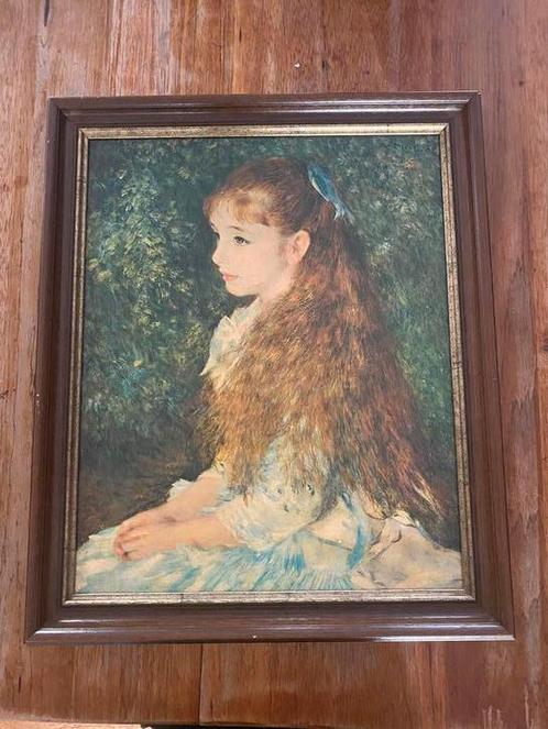 Renoir portret Irène d’Anvers impressionisme schilderij, Antiek en Kunst, Kunst | Schilderijen | Klassiek, Ophalen of Verzenden