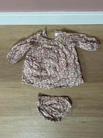 Leuke set: jurkje + bloomer met bloemen, Zara, maat 80, Kinderen en Baby's, Babykleding | Maat 80, Meisje, Ophalen of Verzenden