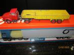 LION CAR DAF TORPEDO MET OPLEGGER, Ophalen of Verzenden, Gebruikt, Bus of Vrachtwagen, Lion Toys