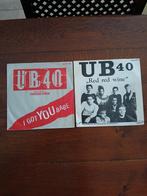 SINGLES 2X, UB40, Ophalen of Verzenden, 1980 tot 2000, Gebruikt, Overige formaten