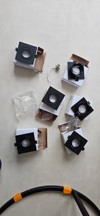 24x Inbouwspot LED  Inbouw armatuur - Vierkant Zwart, Huis en Inrichting, Lampen | Spots, Ophalen of Verzenden, Zo goed als nieuw