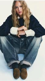 Nieuwe suede Zara loafers in maat 39 ongedragen, Bruin, Instappers, Nieuw, Ophalen of Verzenden