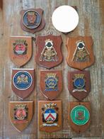 10 wapenschildjes defensie, Ophalen of Verzenden, Landmacht, Nederland, Embleem of Badge