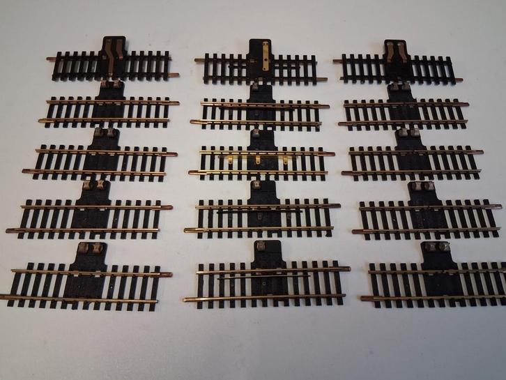 15 x fleischmann1700.2T/1700.2S /17002K in zeer goede staat, Hobby en Vrije tijd, Modeltreinen | H0, Gebruikt, Rails, Gelijkstroom
