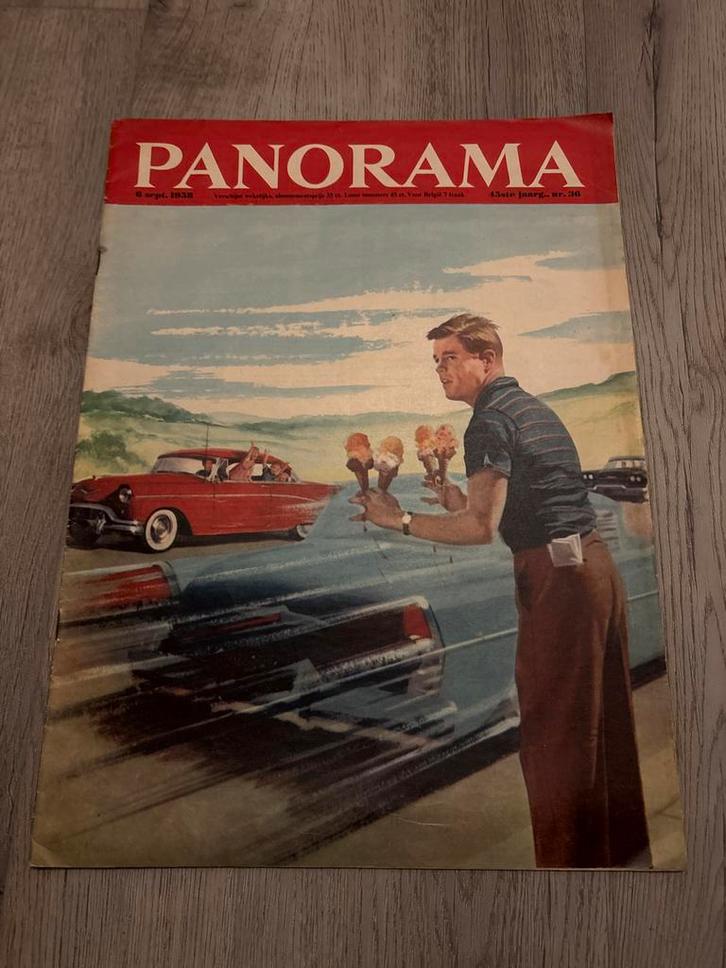 Panorama 1958 - Vintage Tijdschrift, Boeken, Tijdschriften en Kranten, Gelezen, Overige typen, Ophalen of Verzenden