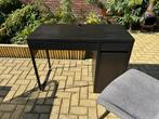 Bureau en Stoel - Zwart, Huis en Inrichting, Bureaus, Ophalen of Verzenden, Gebruikt, Bureau
