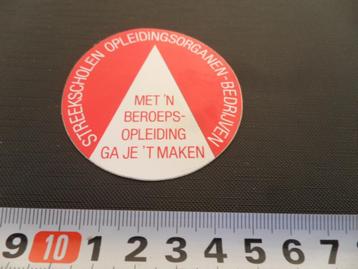 sticker Streekscholoen opleidingsorganen Bedrijven  * beschikbaar voor biedingen