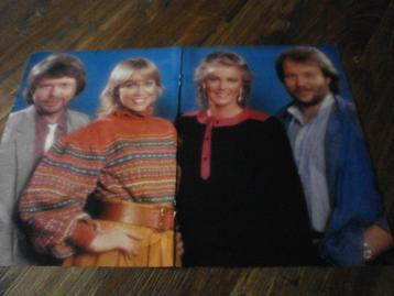 mooie a3 poster ABBA ( blauwe achtergrond) beschikbaar voor biedingen