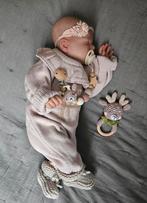 Luxe reborn newborn gehaakte set "hert" speenkoord rammelaar, Kinderen en Baby's, Kraamcadeaus en Geboorteborden, Nieuw, Ophalen of Verzenden