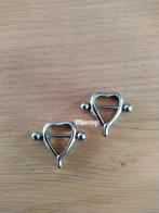 Nieuwe tepelpiercing. Hartje., Ophalen of Verzenden, Zo goed als nieuw, Staal