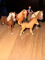 Schleich haflingers, Ophalen of Verzenden, Zo goed als nieuw, Paard, Beeldje of Figuurtje