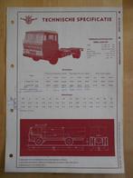 DAF 2600 DP Technische Specificatie folder 1963 2600DP, Ophalen, Zo goed als nieuw, Overige merken, DAF