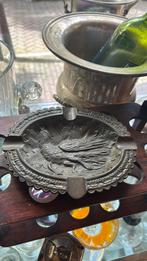 Bronzen asbak met korhoender, Ophalen of Verzenden