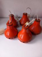 Vintage retro keramieken hanglampen, Huis en Inrichting, Lampen | Hanglampen, Overige materialen, Gebruikt, Ophalen of Verzenden
