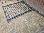 Heras Poortdelen 2 meter hoog, Ophalen, Met poort, Gebruikt, Spijlenhekwerk