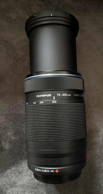 OLYMPUS MFT 75-300MM F/4.8-6.7 ZWARTED II M.ZUIKO NIEUWSTAAT beschikbaar voor biedingen