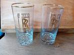 Rolls Royce Longdrinkglazen met gouden opdruk en rand 13,5cm, Verzamelen, Ophalen of Verzenden, Zo goed als nieuw