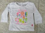 Babyface longsleeve wit ijsjes maat 62 T-shirt lang mouw, Babyface, Gebruikt, Meisje, Ophalen of Verzenden
