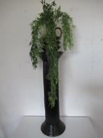 vintage piedestal, plantenzuil, bamboe, jaren 70, Ophalen, Gebruikt